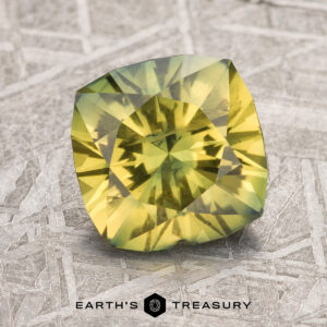 2.64-Carat Gold-Green Particolored Australian Sapphire (Heated)