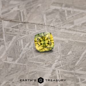 2.64-Carat Gold-Green Particolored Australian Sapphire (Heated)