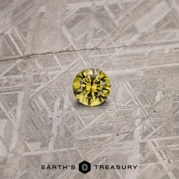 1.34-Carat Dark Greenish-Gold Australian Sapphire