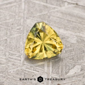 0.82-Carat Gold-Green Particolored Australian Sapphire (Heated)