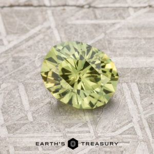 1.00-Carat Light Lime Green Australian Sapphire (Heated)