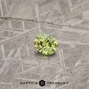 1.00-Carat Light Lime Green Australian Sapphire (Heated)