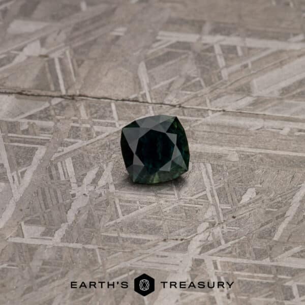 2.35-Carat Dark Black-Green Australian Sapphire