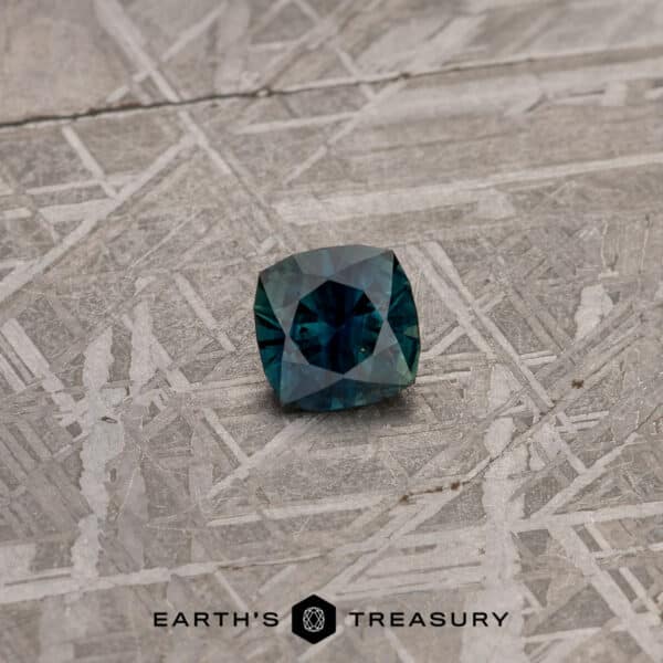 1.12-Carat Dark Blue-Green Australian Sapphire