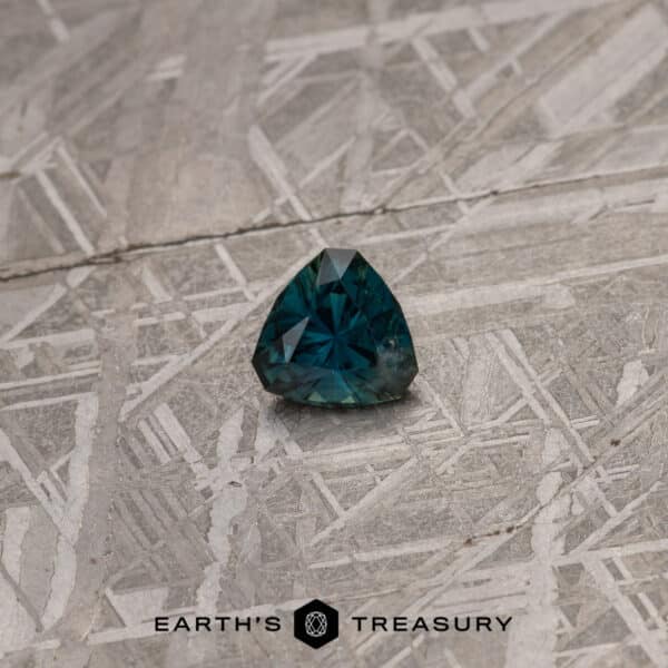 1.57-Carat Deep Blue-Green Australian Sapphire
