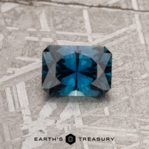0.74-Carat Deep Peacock Blue Australian Sapphire (Heated)
