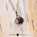 The "Nova" pendant in 14K white gold with 0.96-carat Umba sapphire