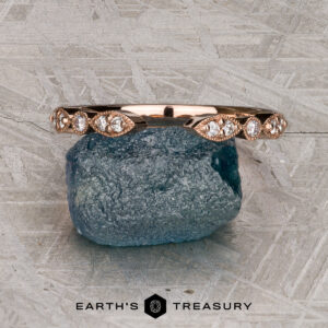 The "Arabella" band in 14k rose gold