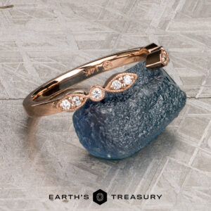 The "Arabella" band in 14k rose gold