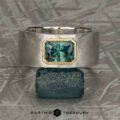 The "Clint" in platinum and 18k yellow gold with 2.59-carat Montana sapphire