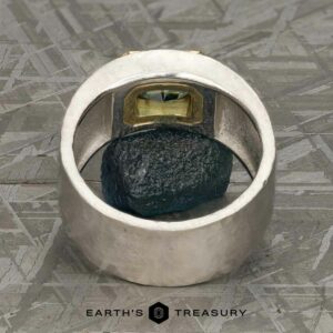 The "Clint" in platinum and 18k yellow gold with 2.59-carat Montana sapphire
