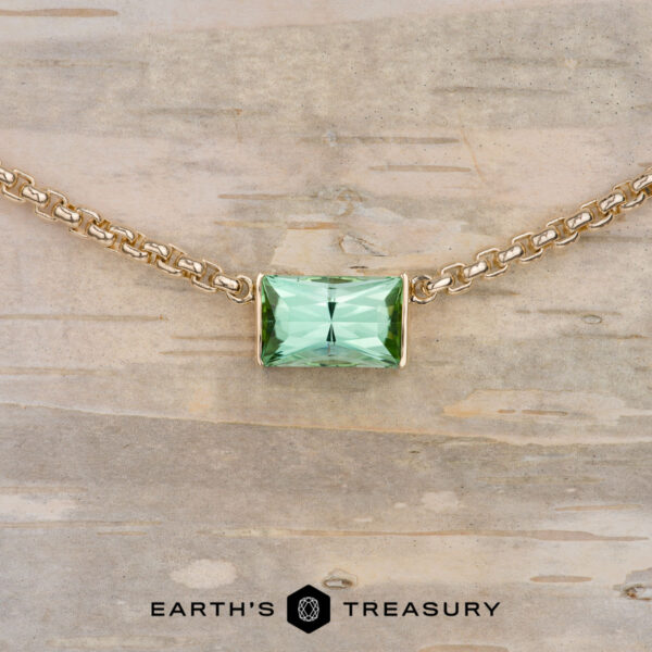 The "Thora" Necklace in 14k yellow gold with 3.90-carat tourmaline The "Thora" Necklace in 14k yellow gold with 3.90-carat tourmaline