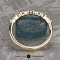 The straight "Orinoco" band in 14k yellow gold