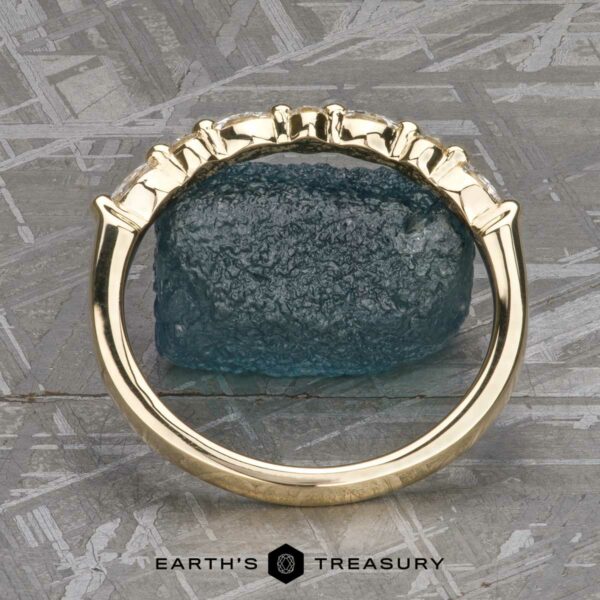 The straight "Orinoco" band in 14k yellow gold The straight "Orinoco" band in 14k yellow gold