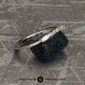 The "Marne" Wedding Band in 14k white gold