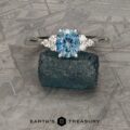 The "Kacie" in platinum with 1.19-carat Montana sapphire