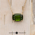 The BYO "Glow" Necklace in 14k yellow gold with 1.42-carat tourmaline