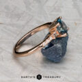 The "Fiona" ring in 14K rose gold with 1.30-carat Montana sapphire