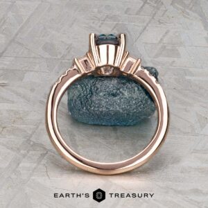 The "Fiona" ring in 14K rose gold with 1.30-carat Montana sapphire