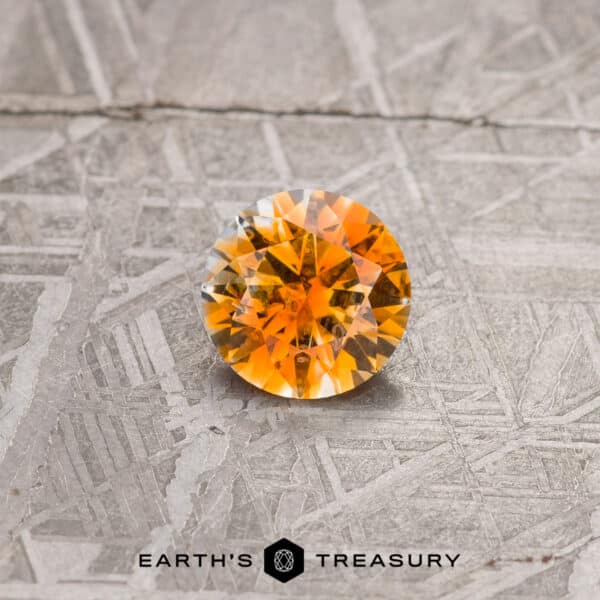 1.78-Carat Intense Orange Montana Sapphire (Heated)