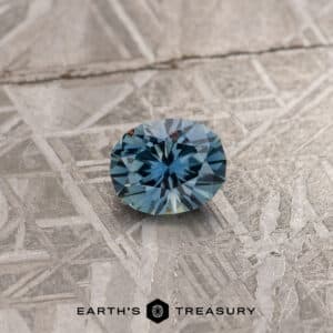 1.09-Carat Steely Teal Songea Sapphire