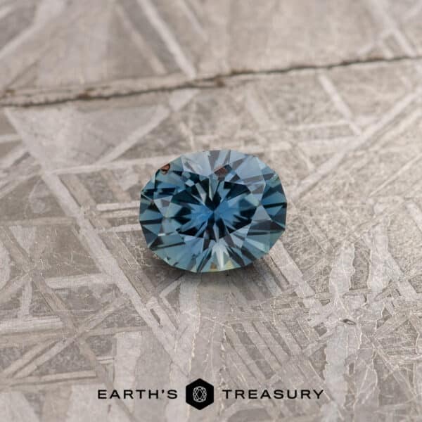 1.09-Carat Steely Blue Songea Sapphire 1.09-Carat Steely Blue Songea Sapphire