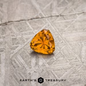 0.69-Carat Whiskey Orange Umba Sapphire