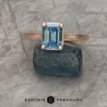 The "Mila" in 14k rose gold, hammered and brushed, with 1.93-Carat Montana Sapphire