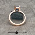 The "Mila" in 14k rose gold, hammered and brushed, with 1.93-Carat Montana Sapphire