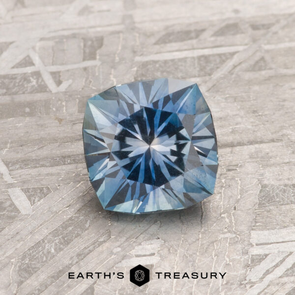 1.00-Carat Steely Blue Montana Sapphire (Heated) 1.00-Carat Steely Blue Montana Sapphire (Heated)