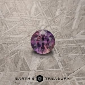 1.48-Carat Deep Purple-Peach Particolored Umba Sapphire