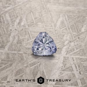 1.18-Carat Light Violet-Gray Particolored Umba Sapphire