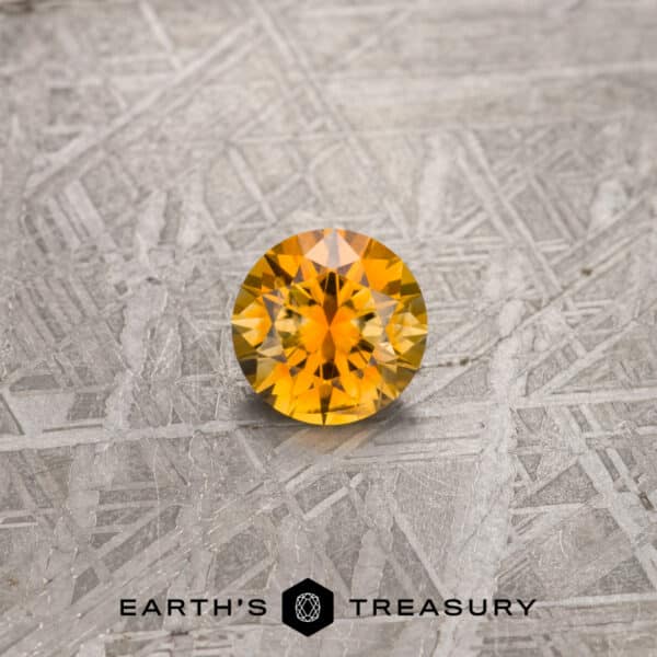 2.14-Carat Orange-Gold Particolored Montana Sapphire (Heated)