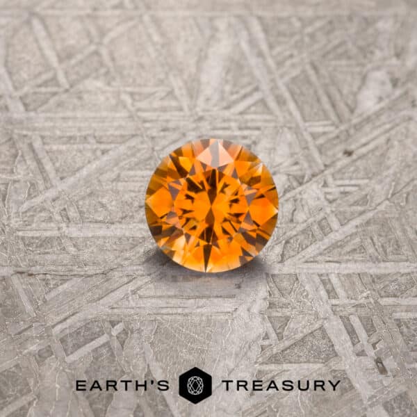 0.85-Carat Intense Orange Montana Sapphire (Heated)