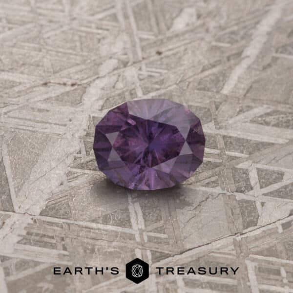 1.63-Carat Dark Purple Umba Sapphire