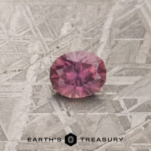 1.58-Carat Dusky Magenta Pink Umba Sapphire