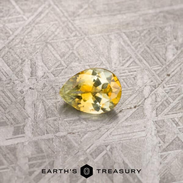 1.20-Carat Gold-Yellow Particolored Montana Sapphire (Heated)