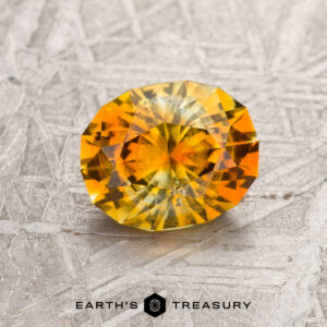 1.52-Carat Orange-Yellow Particolored Montana Sapphire (Heated)