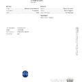 The Sapphire report reveals details about the JV1042HG GIA cert, a transparent Royal Blue Ceylon sapphire weighing 1.93 carats. This natural corundum stone, with no indications of heating, features a modified cushion mixed cut.