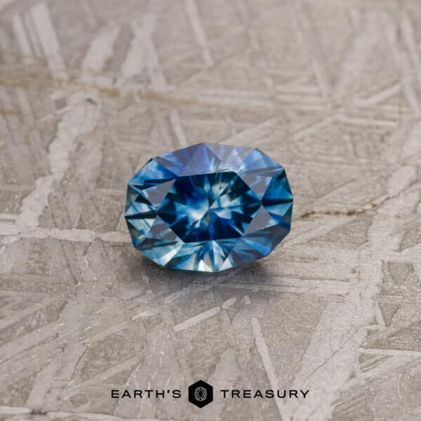 1.41-Carat Rich-Light Blue Particolored Montana Sapphire (Heated