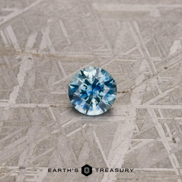 1.05-Carat Blue-Aqua Particolored Montana Sapphire (Heated)