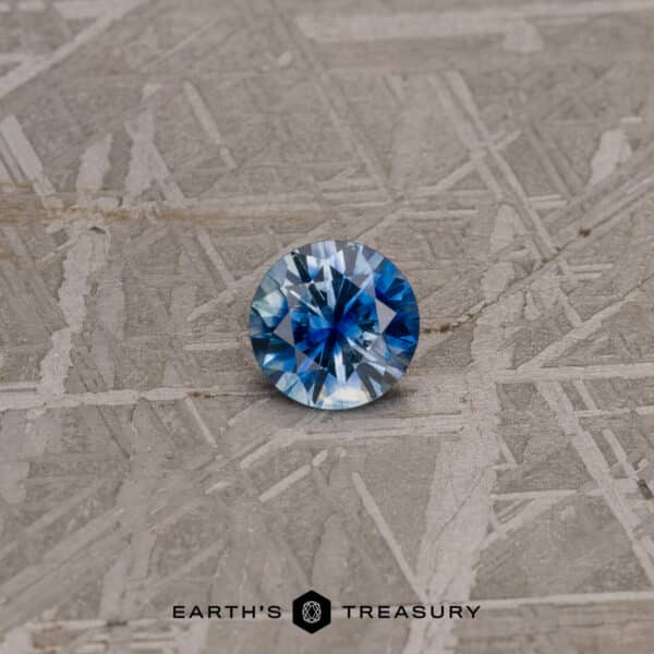 0.92-Carat Rich Blue-Sky Blue Particolored Montana Sapphire (Hea