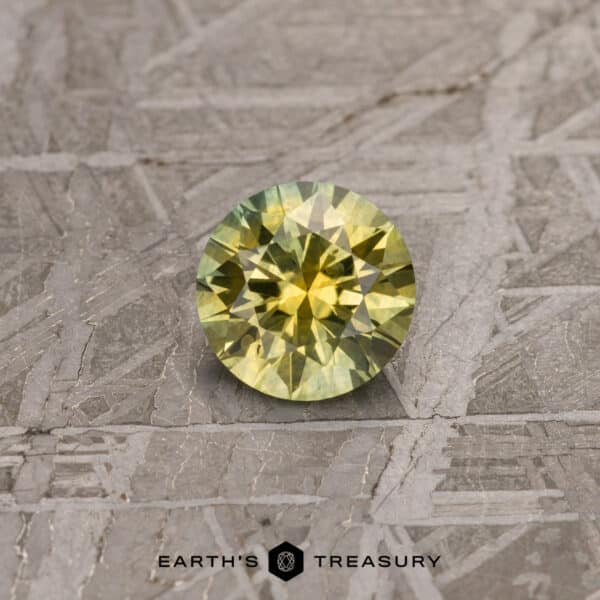 1.10-Carat Rich Yellow-Green Montana Sapphire (Heated)