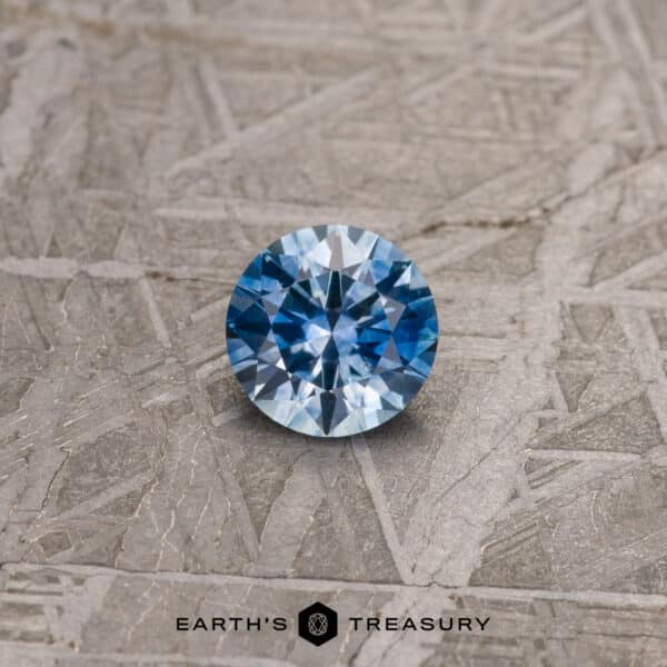 0.74-Carat Medium-Light Blue Particolored Montana Sapphire (Heat