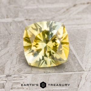1.34-Carat Yellow-Mint Particolored Montana Sapphire (Heated)