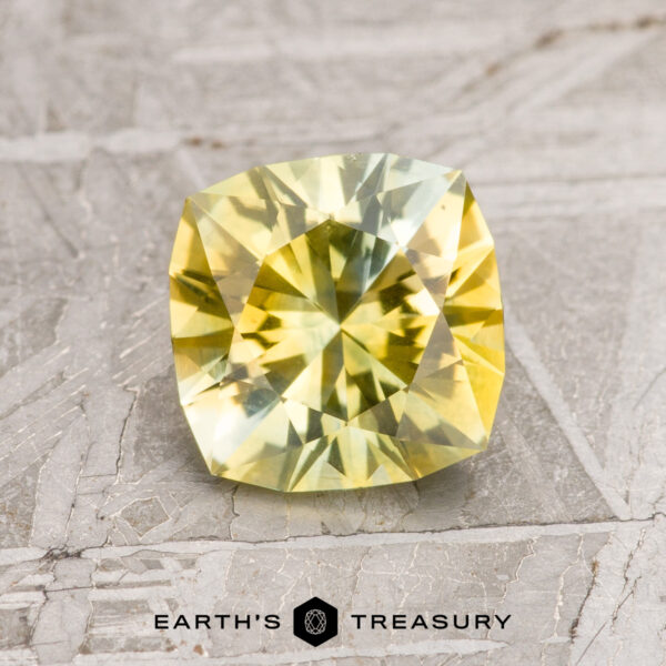 1.34-Carat Yellow-Mint Particolored Montana Sapphire (Heated) 1.34-Carat Yellow-Mint Particolored Montana Sapphire (Heated)