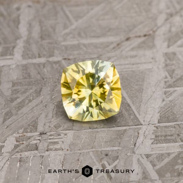 1.34-Carat Yellow-Mint Particolored Montana Sapphire (Heated)