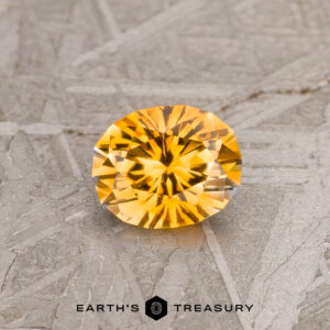0.71-Carat Orangey-Yellow Montana Sapphire (Heated)