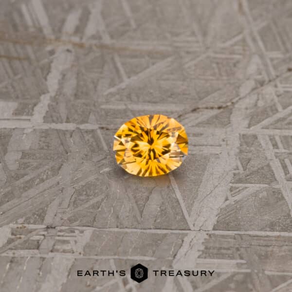 0.71-Carat Orangey-Yellow Montana Sapphire (Heated)