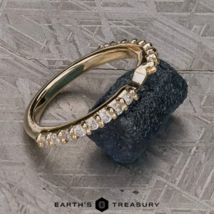 The "Odet" band in 14k yellow gold